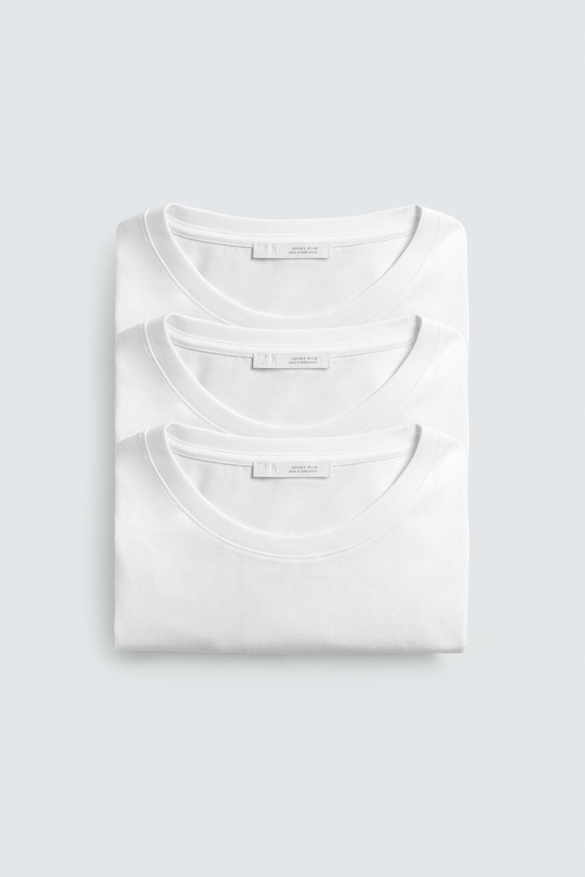 LOT DE 3 T-SHIRTS BASIQUES MEDIUM WEIGHT /02